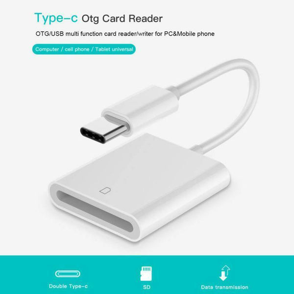 USB 3.1 Type C To SD Card Camera Reader OTG Adapter Cable for Ipad Pro PhoneP7O6