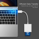 USB 3.1 Type C To SD Card Camera Reader OTG Adapter Cable for Ipad Pro PhoneP7O6