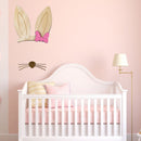 Wooden Wall Stickers Decor Ornaments Bunny Rabbit Ear Children Birthday Gif