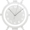 3D Anchor Helmsman Sailor Pirate Ship Mediterranean Style Wall Personality Clock