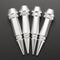 4pcs Aluminum Tire Dustproof Wheel Stem Valve Caps Car Auto Bike Spike Shape