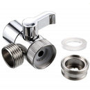 Faucet Valve Diverter Sink Valve Water Tap Faucet Splitter Adapter Home Bat S1V2