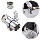 Faucet Valve Diverter Sink Valve Water Tap Faucet Splitter Adapter Home Bat S1V2