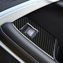 New Carbon Fiber Window Switch Button Panel Cover Trim Fit for Chevrolet Ca