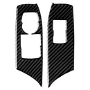 New Carbon Fiber Window Switch Button Panel Cover Trim Fit for Chevrolet Ca