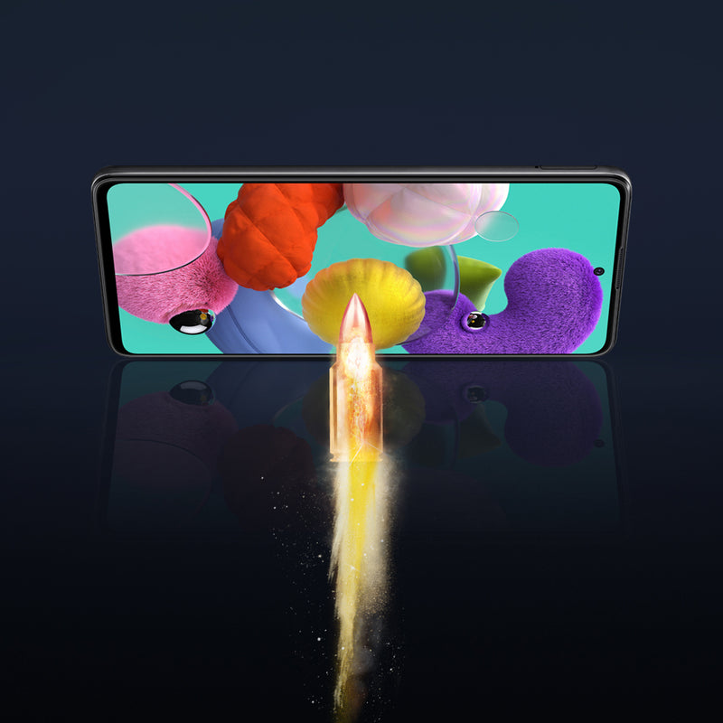 NILLKIN 3D CP+Max 9H Anti-explosion Anti-glare Full Coverage Tempered Glass Screen Protector for Samsung Galaxy A51 2019