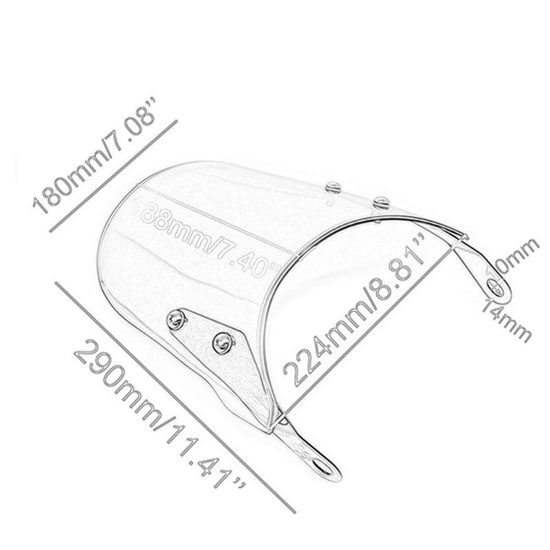 Motorcycle Headlight Fairing Windshield Windscreen Compatible for Triumph B U1L9