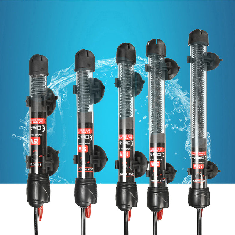 25/50/100/200/300W Aquarium Fish Tank Automatic Water Thermostat Heater with Sucker Cups