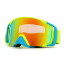 Motorcycle Skiing Googles Spherical Anti Fog Lens Biker Glasses Unisex