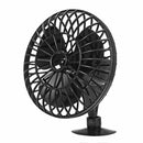 Portable 12V DC Electric Oscillating Car Cooler Fan Clip Switch Outdoor Camping