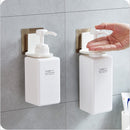 Non-Perforated Wall Body Wash Bottle Holder Suction Wall Bathroom Shampoo Storage Rack Towel Holder