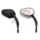 Black Motorcycle Rearview Mirrors for CVO Street Glide Road King