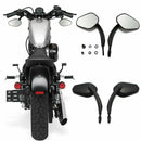 Black Motorcycle Rearview Mirrors for CVO Street Glide Road King