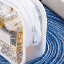 4 Pieces Clear PVC Zipper Pen Pencil Case, Big Capacity Pencil Bag Makeup P Q6C5