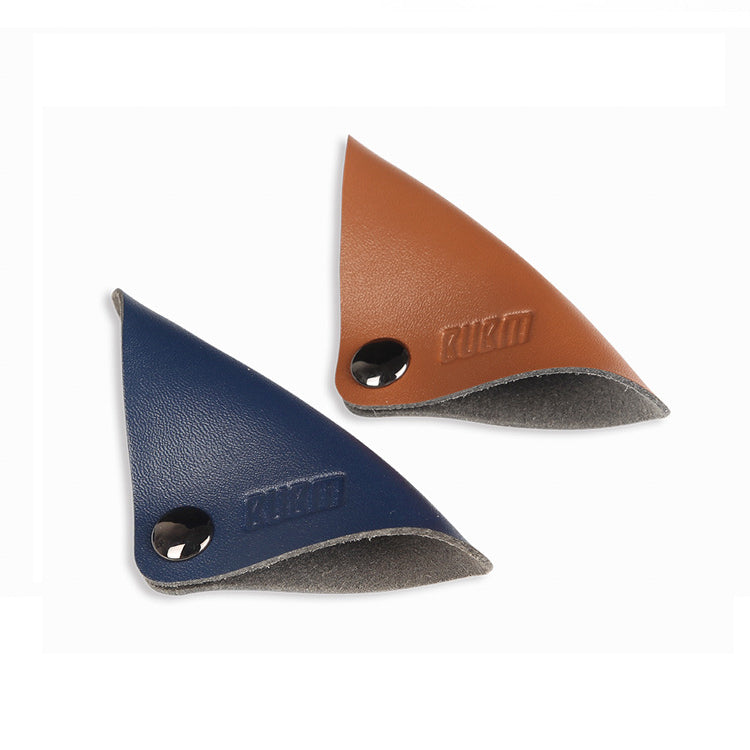 BUBM LXDC 2Pcs Magnetic Leather Cable Strap Cable Tie Wraps Cord Management Holder Keeper Cable Clip