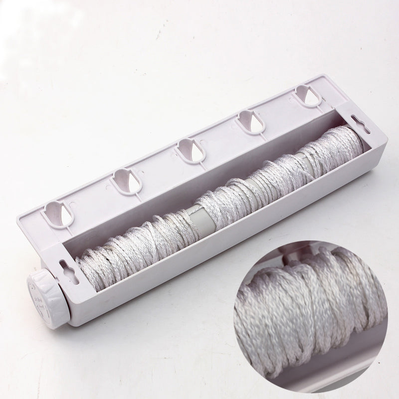 18m Wall Mounted Washing Clothes Laundry 5 line Airer Dryer Retractable Cloth Hanger