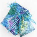 100Pcs Drawstring Organza Bags Jewelry Packaging Bags Wedding Party Candy GiJ1A7