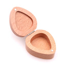 Guitar Guitar Picking Box Storage Box Picks Solid Wooden Hold Case Care Too