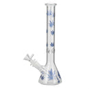 Transparent Pipe Maple Leaf Detachable Glass Bowl Pipe Bottle Full Flavor Eliminate Unwanted Odors