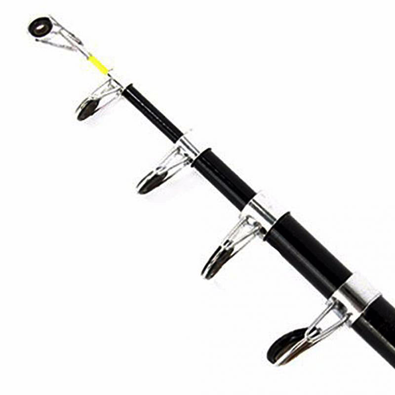 Fiber Glass 2.1-3.0m Telescopic Fishing Rod Portable Fishing Pole Travel Sea Fishing Spinning Rod