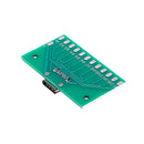 10pcs TYPE-C Female Test Board USB 3.1 with PCB 24P Female Connector Adapter For Measuring Current Conduction