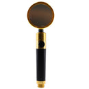 360 Degree Rotating Space Aluminum Pressurized Shower Head with Stop Water Switch Handheld Shower Sprinker