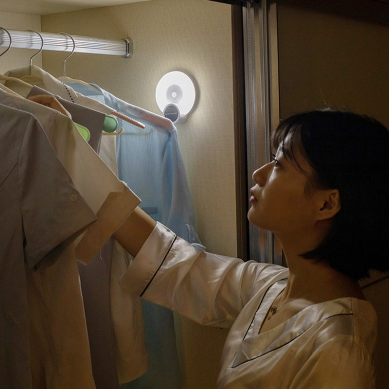 USB Rechargeable Magnet Induction PIR Motion Sensor Aromatherapy Night Light for Bedroom Cabinet