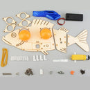 Electric Bionic Toys DIY Electric Mechanical Fish School Science Experiment A5Y1