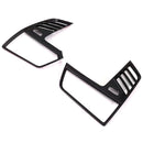 Dashboard Side Air Conditioning AC Vent Frame Cover Trim Carbon Fiber Look