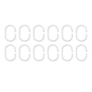 3D Effect Geometric Square Bathroom Bath Shower Curtain 180*180cm w/ 12