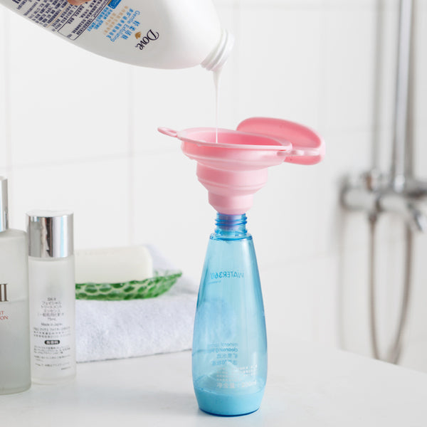 Honana CF-SF03 Collapsible Telescopic Snail Shape Funnel Filling Liquid Water Oil Funnel Transfer