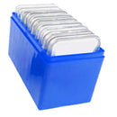 Square Plastic 10 Coin Capacity Holder Slab Storage Box Case Fit for PCCB N V1H3
