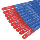 Effetool 10pcs High Carbon Steel Hacksaw Blades 300mm Metalworking Saw Blade for Cutting Metal Tools