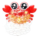 Crab Bubble Machine Musical Bubble Blower Maker Bath 7 Colorful Light Music Baby Kid
