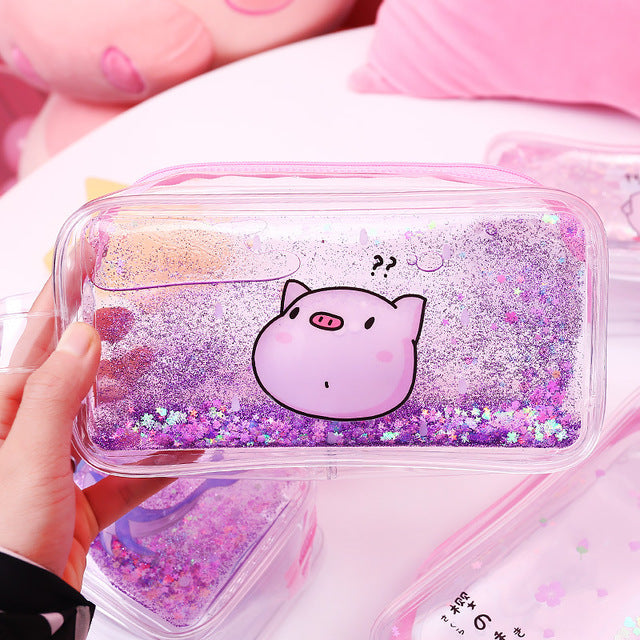 Cute Cartoon Makeup Bag Creative Girl Large Capacity Storage Cosmetic Bag