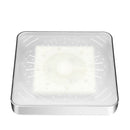 Automatic Square Shower Head Home Bathroom Rainfall Polished 7 Colors Auto Changing LED Light