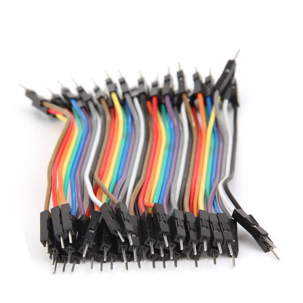 200pcs 10cm Male To Male Jumper Cable Dupont Wire For