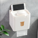Jordan&Judy 3 in 1 Waterproof Wall Mounted Bathroom Tissue Box Roll Issue Facial Tissue Dispenser Adhesive Hanging Cell Phone Holder from Xiaomi Youpin