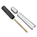 Universal 12cm Carbon Fiber Aluminum Short Antenna Polished Screws Adapter