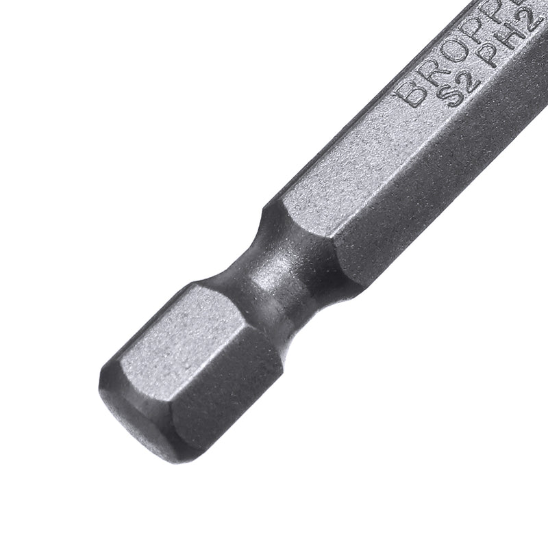 BROPPE 10Pcs Magnetic Phillips Screwdriver Bits PH0/PH1/PH2/PH4 1/4 Inch Hex Shank Screwdriver Set