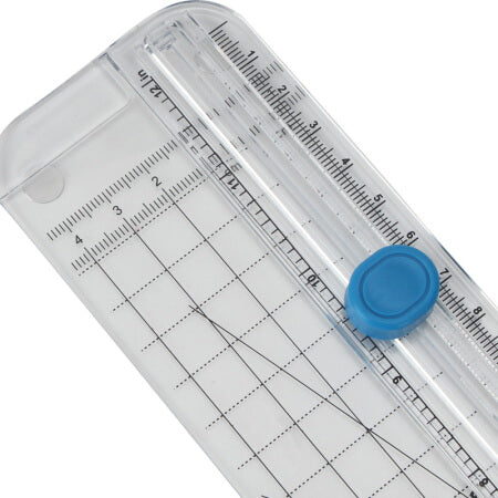 OT410 A4 Paper Cutter Straight Ruler Safe Clear Scale for A4 Paper Document Photo Cutting
