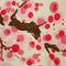 150 x 85cm Romantic Blossom Cherry Sakura and Little Dog Japanese Noren Doorway Curtain