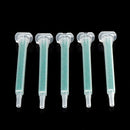 5Pcs/set 50ml 2:1 AB Glue Tube Dual Glue Cartridge Two Component Dispenser Tube with Mixing Tube Mixing Syringe for Industrial Glue Applicator