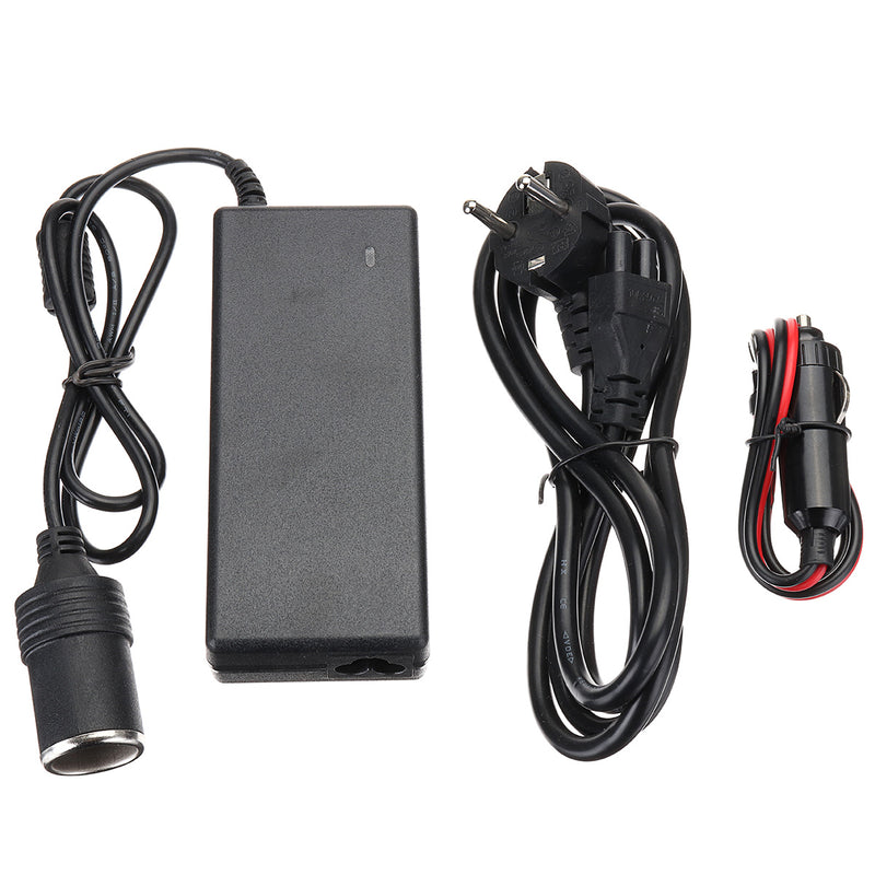 DC 100V~250V to AC 12V 8A Power Supply Adapter 96W Ci-garette Socket
