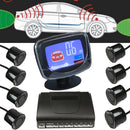 Parking Reversing Rear And Front 8 Sensor Car Parking Sensors With Display Monitor