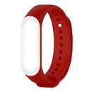 Dual Colorful TPU Watch Band Watch Strap Replacement for Xiaomi Miband 4