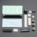 Geekcreit DIY C51 Mini Creative Simple White Desktop Electronic Clock Kit