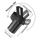 3W White Beam Lighting LED Spotlight Pinspot DJ Club Disco Bar Stage Effect Xmas