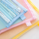 Office culture and education grid zipper pen bag file folder student information bag A4 A5 A6 document bag