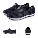 Men Hollow Out Sandals Shoes Breathable Casual Flats Beach Sunmmer